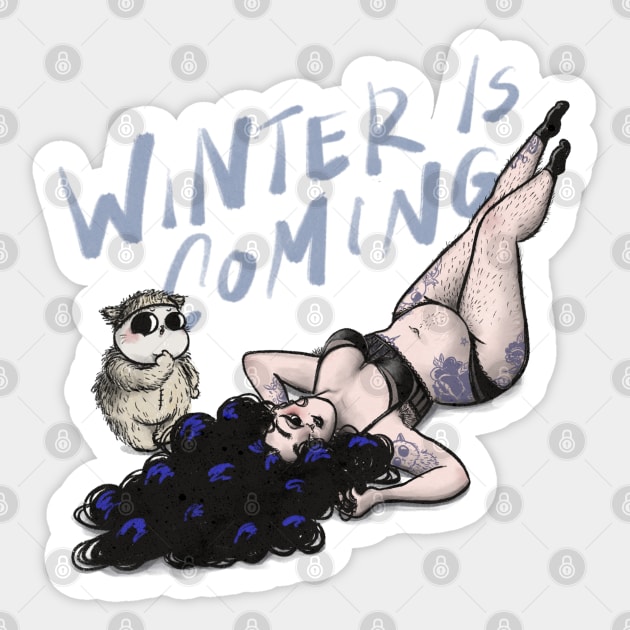 Baby It's Cold Outside Sticker by SaraWired